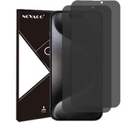 Pour iPhone 16 Plus/ 15 Plus / 15 Pro Max- 2 Films protection écran Verre trempé confidentiel - Anti-Espion - NOVAGO