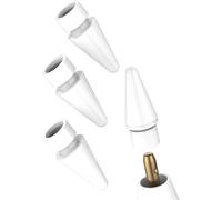 pour Iphone Pencil Pointe Embout(Lot de 4) de Remplacement pour pour IPad Stylet 1ère Génération 2e Gén Tips Crayon Accessoire Rechange Génération Stylo Protection Certifié pour Apple MFI