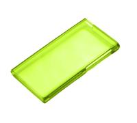 pour iPod Nano 7e génération, Coque en TPU Souple et Transparente aux Couleurs acidulées, Coque de Protection Brillante avec découpes de précision，Vert