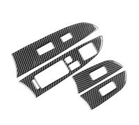 Pour IS250 IS350 2006 2007 2008 2009 2010 2011 2012 2013 Autocollant De Garniture De Panneau De Commande De Lève-vitre De Voiture AJOHBM(Carbon Fiber Black)