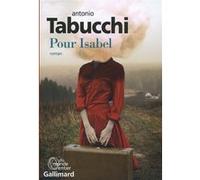 Antonio Tabucchi – Pour Isabel : Un mandala – Roman – Broché – Gallimard