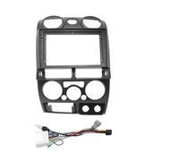 pour Isuzu pour D-Max pour MU-7 2001-2005 Voiture Radio Fascia 9 Pouces Stéréo Panneau Tableau De Bord Kit Cadre(2006-2012 Black Cabl)