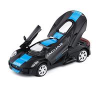 pour Jaguar C-X75 1 32 Modèle De Voiture De Sport en Alliage Lumière Sonore Retirer Cadeau De Véhicule Jouet pour Enfants(Noir)