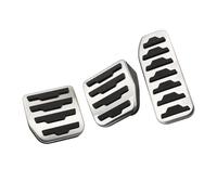 Pour Jaguar Pour E-Pace Pour Epace 2017 2018 2019 2020 2021 Pédales De Voiture Couvercle De Protection De Pédale De Frein À Gaz En Acier Inoxydable(MT Style)