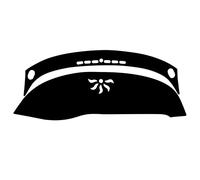 Pour Jaguar XFL. Tapis De Tableau De Bord Tapis De Tableau De Bord De Voiture Tapis D'ombrage Tapis De Protection Solaire(C-grey grey line)