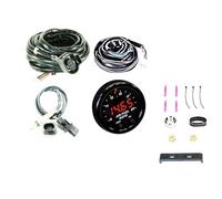 Pour Jauge Large Bande AEM Avec Capteur LSU4.9 17025+Autocollant AEM 30-4110 30-0300 Kit Jauge Rapport Air-carburant AFR UEGO Série X Capteurs d'oxygène(30-0300 BK Decal)