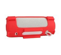 pour JBL Grip Étui de Protection en Silicone pour Haut-Parleur Bluetooth, Housse de Protection Antichoc et Anti-Rayures, Unie pour Haut-Parleur Grip avec Bandoulière (Rouge)