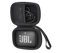 pour JBL JBLGO2BLK Enceinte Portable Bluetooth EVA Dur Cas Voyage Etui Housse Sac Case by Khanka (Black Zipper)