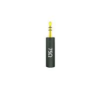 pour JCALLY Fiche d'impédance d'écouteur à conducteur Prise 3.5mm Résistance de la fiche du filtre anti-bruit 75 150 200 400 600 ohm Adaptateur anti-bruit Prévenir les ruptures de son (75 ohm)