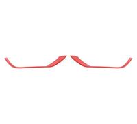 Pour Je&ep Pour Compass 2017-2024 Phare Antibrouillard Avant Décoration Cadre Autocollants Calandre Pare-chocs Extérieur Grille Avant Voiture Droite(Red)
