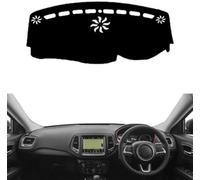 pour Jeep Compass 2017-2020 Couverture de Tableau de Bord, Tapis de Anti-UV Pare-Soleil Housse de Tableau de Bord Intérieur Accessoires