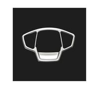 Pour Jeep Pour Compass 2017-2020 Pour Renegade 2015-2020 Autocollant De Garniture Couvercle Bouton Frein À Main Console Centrale Intérieure Voiture FIXCOR(Sliver-B)