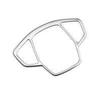 Pour Jeep Pour Compass 2017-2020 Pour Renegade 2015-2020 Autocollant De Garniture Couvercle Bouton Frein À Main Console Centrale Intérieure Voiture FIXCOR(Sliver-A)