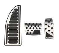 Pour Jeep pour Compass MP 2017 2018 2019 2020 2021 2022 Pédales de frein à gaz en acier inoxydable antidérapant Repose-pédale de pédale de voiture Pédales de pédale de voiture Pad (2 pièces)