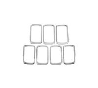 Pour Jeep Pour Grand Cherokee 2014 2015 2016 Insert De Calandre En Maille Nid D'abeille Calandre Pare-chocs Avant(Chrome 1)