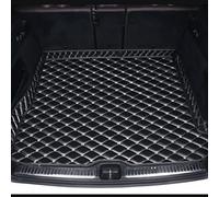 pour Jeep pour Grand Cherokee Tapis De Coffre De Voiture pour Boussole pour Commandant pour Cherokee pour Renégat pour Patriote pour Gladiateur Tapis Coffre Imperméable Antidérapant(Black White)