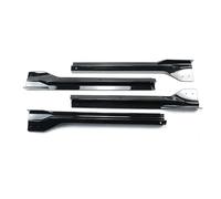 Pour Jeep Pour Grand Pour Cherokee Modèle De Base 2014 2015 2016 2017 2018-2022 Kit D'extension Jupe Latérale Séparateur Becquet Jupes Latérales Voiture(Glossy Black)