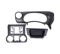 pour Jeep pour Wrangler 2015 2016 2017 Cadre Façade D'autoradio Stéréo Compatible avec Écran 2DIN 10,1 Pouces Intégré Au Tableau Bord Autoradio Cache Radio(Only Frame)
