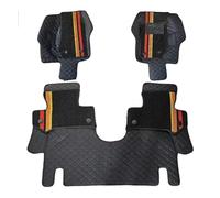 pour Jeep pour Wrangler JK 06-16 SWB 2 Portes Distance Entre Piste du Siège Et Rainure du Plancher 25 Cm Tapis Voiture Double Couche Ensemble de Coussinets pour Les Pieds