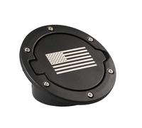 Pour Jeep pour Wrangler JK 2007 2008 2009 2010 2011 2012 2013 2014 2015 2016 2017 Cache de réservoir chrome accessoire 2/4 portes Bouchon Remplissage Carburant(B)