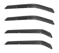 Pour Jeep Pour Wrangler JK 2007 2008 2009 2010 2011 2012 2013 2014 2015 2016 2017 Voiture Avant Arrière Roue Fender Arch Fenders 4pcs Sourcil De Roue De Voiture