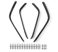 Pour Jeep Pour Wrangler JK 2007-2017 Ensemble De Protections Anti-éclaboussures Bavettes Et Extensions D'ailes Avant Et Arrière HBGURM