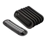 Pour Jeep Pour Wrangler JK 2007-2017 Grilles De Protection Supérieures De Pare-chocs Avant(Matte black)