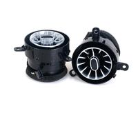 Pour Jeep Pour Wrangler JL 2018-2021 Éclairage LED De Sortie De Turbine Éclairage D'ambiance D'entrée D'air Avant Grille D'aération AC(2pcs)