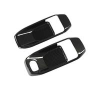 Pour Jeep Pour Wrangler JL Pour Gladiator JT 2018- 2023 Poignée Intérieure De Porte De Voiture Bol Autocollant Décoration Couverture Garniture Poignées de portières intérieures ( Color : Carbon Fiber