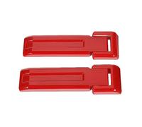 pour Jeep Wrangler JK 2007-2018 : 2 Garnitures de hayon de Roue de Secours en ABS (Taille Unique)