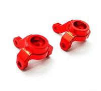 Pour Jimny Xmykc01CM 1/16 2 Pièces Coupelles De Direction Avant En Métal Coupelles Tournantes Et Accessoires Pour Véhicules À Chenilles RC Mise À Niveau Remplacement RC Coupelle Direction(Red)
