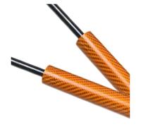 Pour Jinbei Pour Granse Pour Kuaiyun 2005-2020 1 Jeu De Vérins À Gaz Capot Avant Modifier Support Levage Amortisseur Tiges D'hélice Vérins Capot Avant Vous(Orange Carbon Fiber)