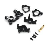 Pour JIuSI PT14R MT14R 1/14 Kit Coupelle Direction Métal Véhicule Tout-terrain Télécommandé Et Accessoires Pour Véhicule À Chenilles Mise À Niveau Remplacement Noir RC Direction Coupelle