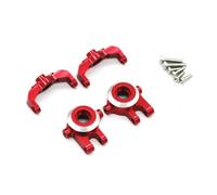 Pour JJRC C8801 C8808 C8809 AX8560 Pour TRX4M 1/18 Métal C-Seat Direction Coupelle Télécommande Voiture Pièces Accessoires Mises Niveau Remplacements Accessoires voitures RC(Red)