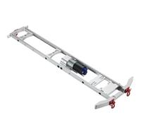 Pour JJRC Q60 Q61 D826 D827 Châssis En Métal Pour Camion RC 4WD 6WD Pièces De Rechange Pour Voiture Accessoires De Mise À Niveau DIY ChâSsis Rc Rails Cadre(Silver,6WD)