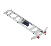 Pour JJRC Q60 Q61 D826 D827 Châssis En Métal Pour Camion RC 4WD 6WD Pièces De Rechange Pour Voiture Accessoires De Mise À Niveau DIY ChâSsis Rc Rails Cadre(Silver,4WD)