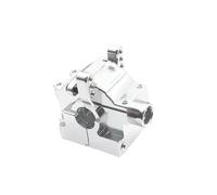Pour JLB Pour Racing Pour Cheetah 1:10 4WD Trucks Pièces Bricolage Boîtier Dengrenages En Métal Pour Modèle RC Accessoires Mise Niveau Pièces Réparation Et PièCes Rc(Silver)