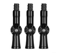 Pour joint de tige télescopique avec pivot à 270 degrés pour le nettoyage des fenêtres et la peinture - Compatible avec les outils (3 pièces)