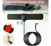 Pour JVC Kenwood Sony Alpine 1pc Autoradio Stéréo Universel Verre Amplifié DAB+FM Antenne Prise &