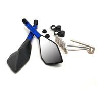 Pour K&awasaki KLX 150 250 KLX250 450R KDX 125 CNC Accessoires Moto Rétroviseur Angle Mort Latéral compatibles(Bleu)