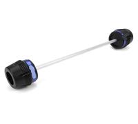 pour K&awasaki Z900 RS/SE 2017-2023 Moto Avant Roue Fourche Course Protection D'essieu Capuchon Signal Bouton Interrupteur glissière Protection Cadre(Blu)