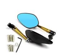 Pour K1300 K1200 F800 F650 G650 HP2 Universel CNC Moto Guidon Fin Barre Rétroviseurs Latéraux Rétroviseurs 8 MM 10 MM(Or)