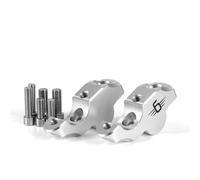 pour K1600B K1600GA Accessoires De Moto Rehausseur De Guidon Adaptateur D'extension De Pince De Barre De Poignée De Traînée(Silver)