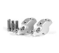 pour K1600B K1600GA Accessoires De Moto Rehausseur De Guidon Adaptateur D'extension De Pince De Barre De Poignée De Traînée(Silver - no Logo)