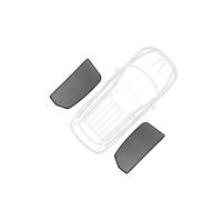 pour Kadjar 2015-2023, Pare-Soleil de Pare-Brise Avant, Rideaux Pare-Soleil d'été, Accessoires Auto (2 pièces pour vitres arrière)