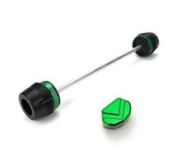 Pour Kaw&asaki Z900 RS/SE 2017-2023 Moto Avant Roue Fourreau De Fourche Protection D'essieu Capuchon Clignotant Bouton Interrupteur tampons cadre anti-chute(Green a)