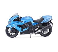 Pour Kawasaki Ninja ZX-14R 1:18 Alliage Moto Modèle Statique Moulage Sous Pression Jouets À Collectionner Modèle Cadeaux(Ninja ZX-9R)