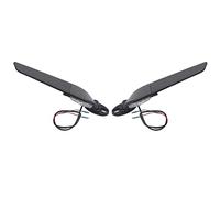 Pour Kawasaki NINJA ZX10R ZX6R Z636 ZX6RR Rétroviseur Aile De Vent De Moto Rétroviseur Rotatif Réglable Multi-angle Rétroviseur Latéral Modifié(Noir 1)