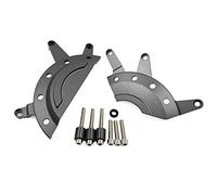 pour Kawasaki pour Ninja 400 Z400 2017 2018 2019 Moto Accessoires Moteur Garde Côté Stator Boîtier Protecteur CNC Aluminium(NO Logo Titanium)