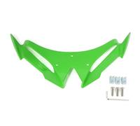 pour Kawasaki pour Ninja 500 pour NINJA500 2024 2025 Carénage Winglets Bouche Aérodynamique Protection Coque Gardes Aile Avant(Vert)